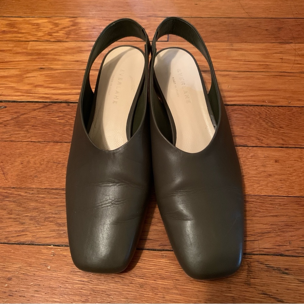 everlane square toe slingback sandals